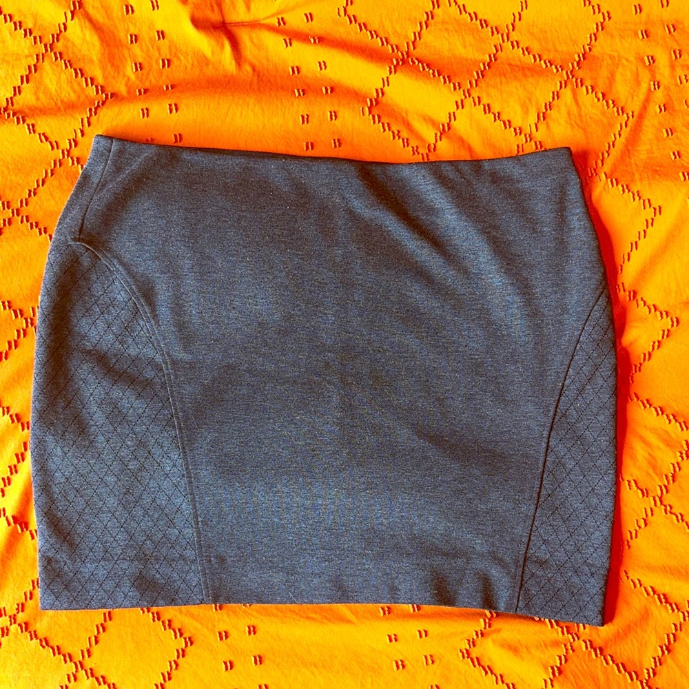Simply Vera Vera Wang Charcoal Mini Skirt